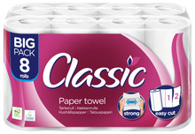 Køkkenrulle 8 ruller - Veltie